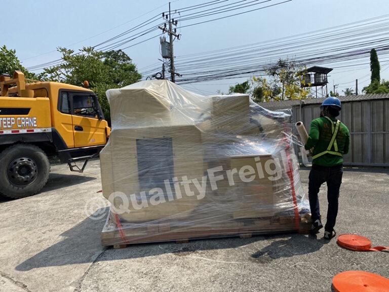 ขนส่งเครื่องจักรสำหรับกดปั๊มชิ้นส่วนและอุปกรณ์ ส่งไปอินเดีย ใช้ตู้ 20'Open Top (Out-gauge) 1 - Quality Freight International ขนส่งเครื่องจักรสำหรับกดปั๊มชิ้นส่วนและอุปกรณ์ ส่งไปอินเดีย ใช้ตู้ 20’Open Top (Out-gauge)