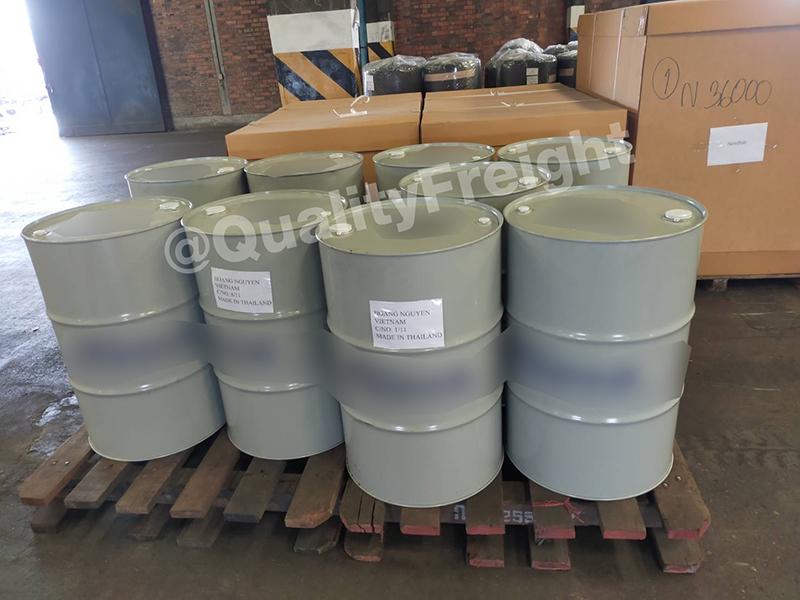 ขนส่งทางเรือ สินค้า lubricant น้ำมันเครื่อง ไป เวียดนาม port haiphong