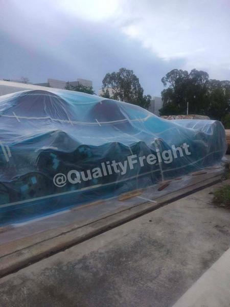 ขนส่งFumigation ล้อสายไฟ ในโรงงานลูกค้า ขายในประเทศ