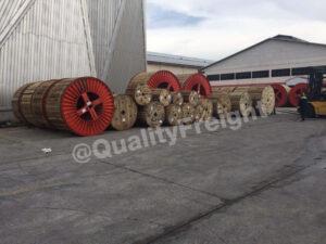 Fumigation ล้อสายไฟ ในโรงงานลูกค้า ขายในประเทศ 00003 - Quality Access Global Logistics Co., Ltd.