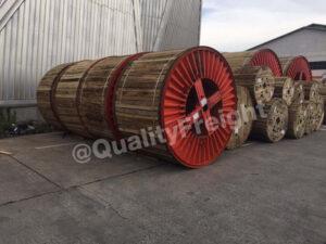 Fumigation ล้อสายไฟ ในโรงงานลูกค้า ขายในประเทศ 00005 - Quality Access Global Logistics Co., Ltd.
