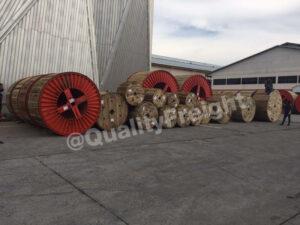 Fumigation ล้อสายไฟ ในโรงงานลูกค้า ขายในประเทศ 00007 - Quality Access Global Logistics Co., Ltd.